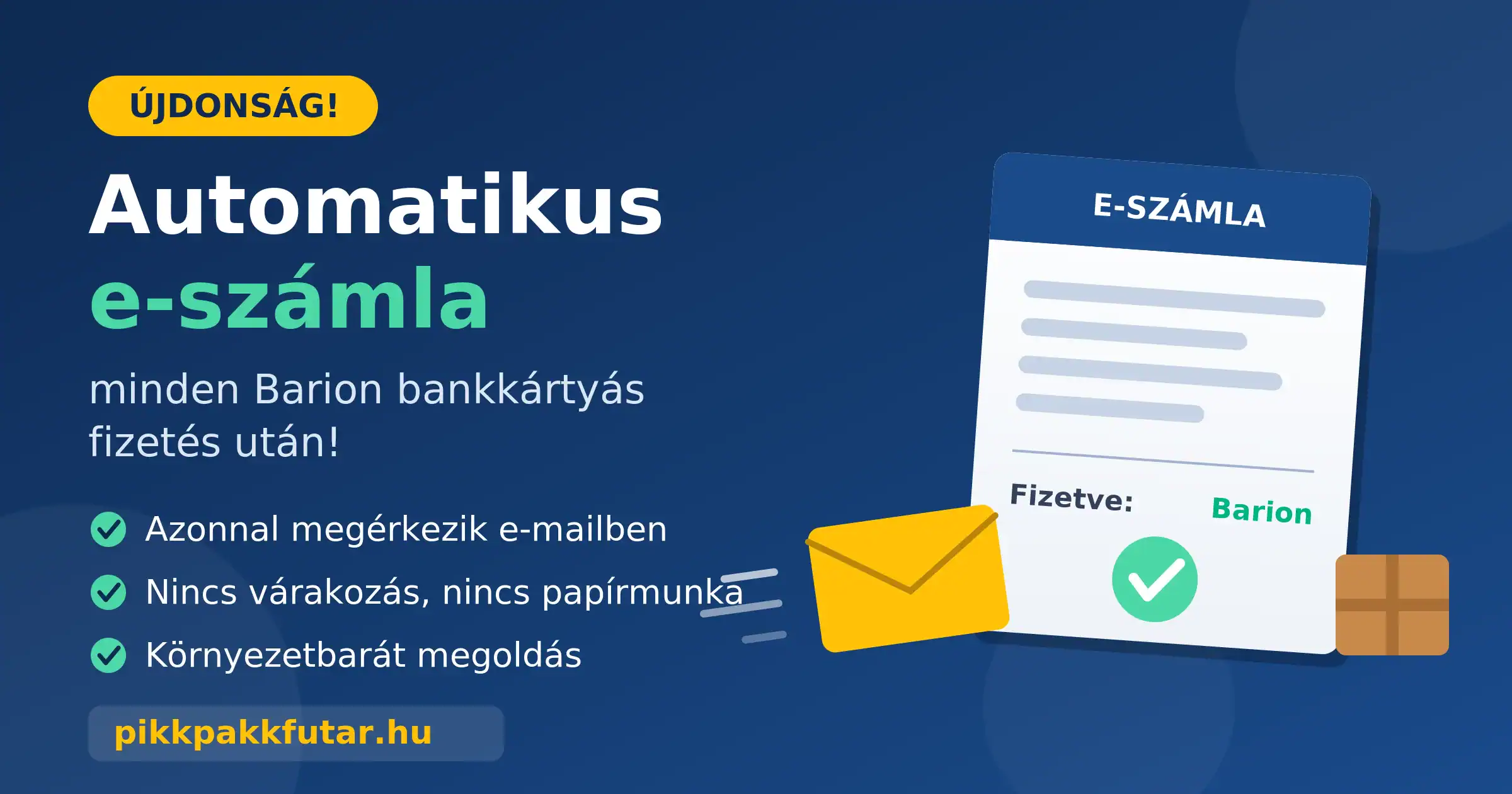 automatikus e-számla