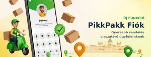 PikkPakk Fiók – gyorsabb rendelés visszatérő ügyfeleinknek, 3D illusztráció